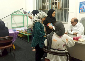 پایش سلامت ۱۵۰ نفر از دانشجویان دختر ساکن در خوابگاه دانشگاه سلمان فارسی کازرون
